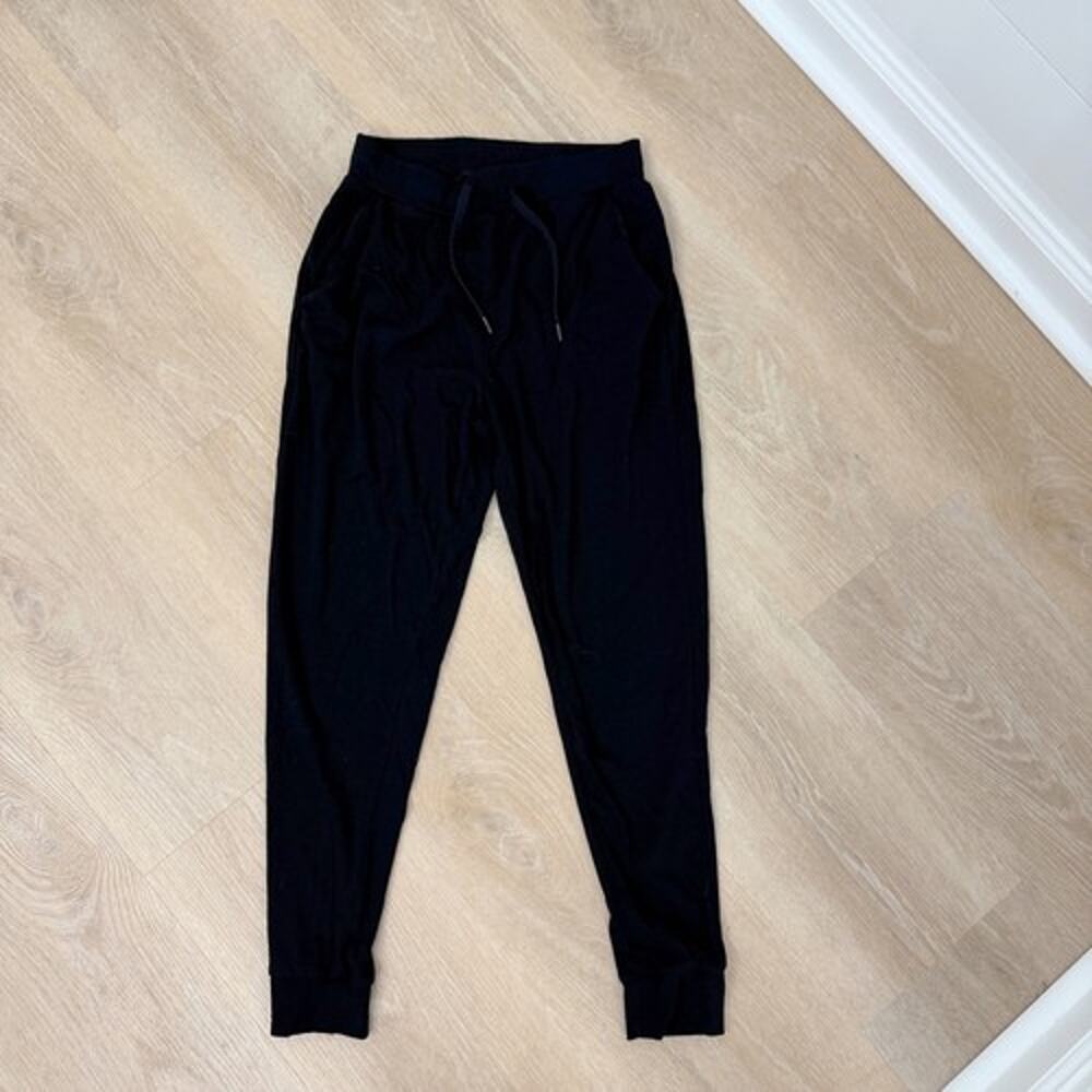 Women’s Cozy Earth Black Bamboo Pajama Pants Joggers Size Small S